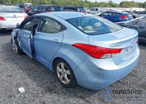 2013 Hyundai Elantra Gls z USA, uszkodzony, nr VIN KMHDH4AE0DU624242